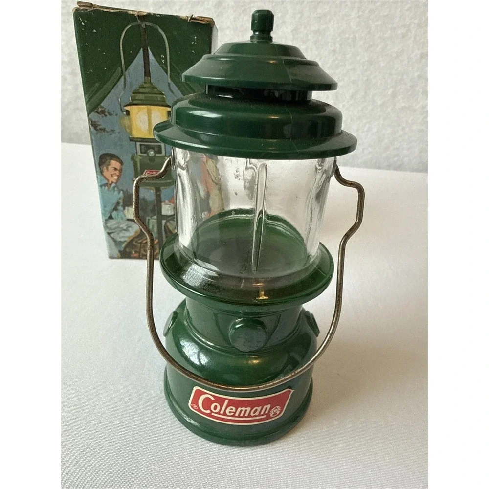 Vintage Avon 1970s Coleman Lantern Aftershave Cologne Decanter Bottle With Box